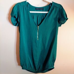 Green Zara Top